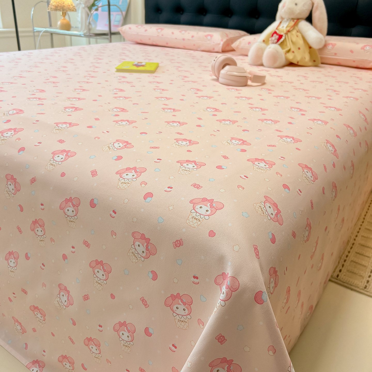 91家纺网 家纺一手货源 找家纺 （总）欧妮家纺 2026新款老粗布床单凉席席子单床单