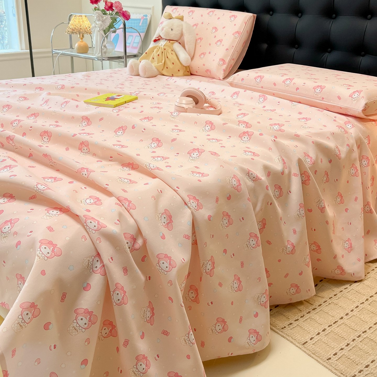 91家纺网 家纺一手货源 找家纺 （总）欧妮家纺 2026新款A类云感双层纱夏被床盖四件套