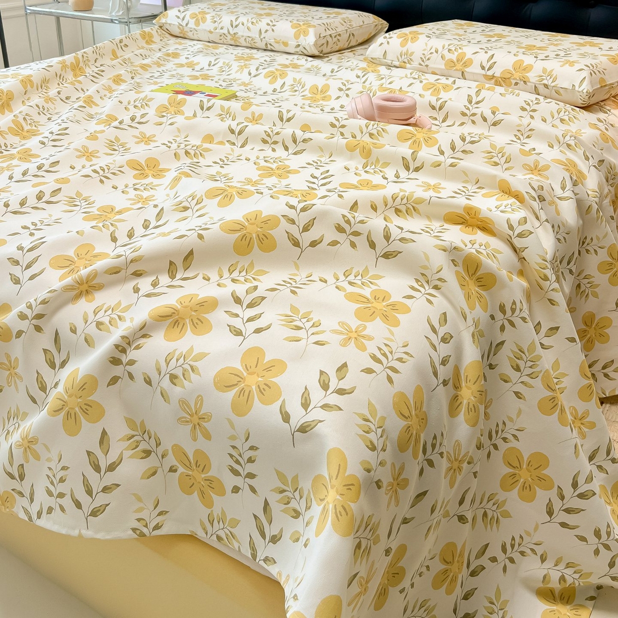 91家纺网 家纺一手货源 找家纺 欧妮家纺 2026新款老粗布床单凉席席子单床单 老粗布-暖阳