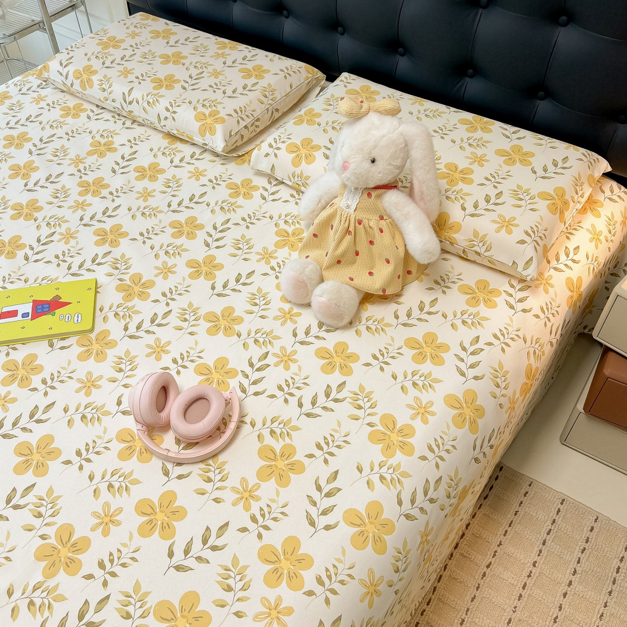 91家纺网 家纺一手货源 找家纺 欧妮家纺 2026新款老粗布床单凉席席子单床单 老粗布-暖阳