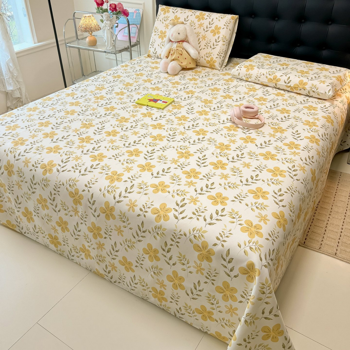 91家纺网 家纺一手货源 找家纺 欧妮家纺 2026新款老粗布床单凉席席子单床单 老粗布-暖阳