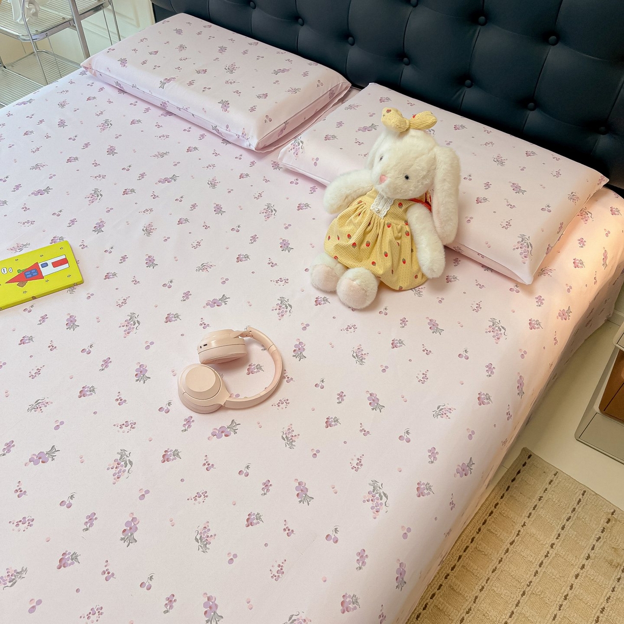 91家纺网 家纺一手货源 找家纺 欧妮家纺 2026新款老粗布床单凉席席子单床单 老粗布-葡萄七分甜