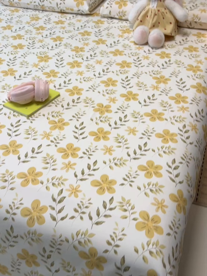 91家纺网 家纺一手货源 找家纺 欧妮家纺 2026新款老粗布床单凉席席子单床单 老粗布-暖阳