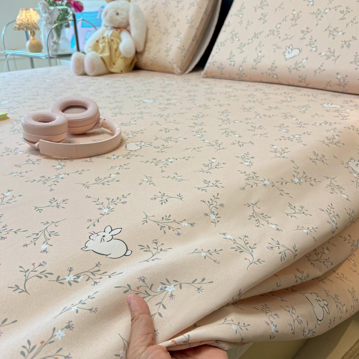 91家纺网 家纺一手货源 找家纺 欧妮家纺 2026新款老粗布床单凉席席子单床单 老粗布-森田野园