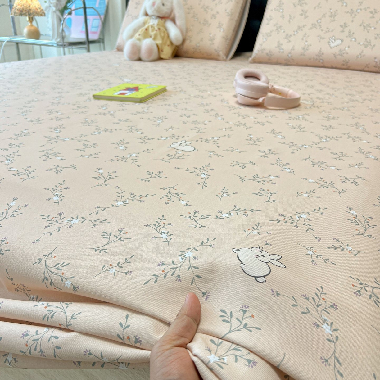 91家纺网 家纺一手货源 找家纺 欧妮家纺 2026新款老粗布床单凉席席子单床单 老粗布-森田野园