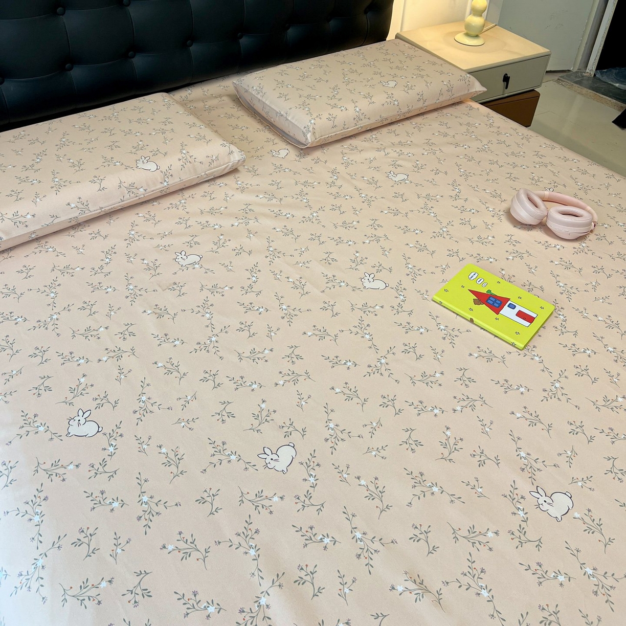 91家纺网 家纺一手货源 找家纺 欧妮家纺 2026新款老粗布床单凉席席子单床单 老粗布-森田野园