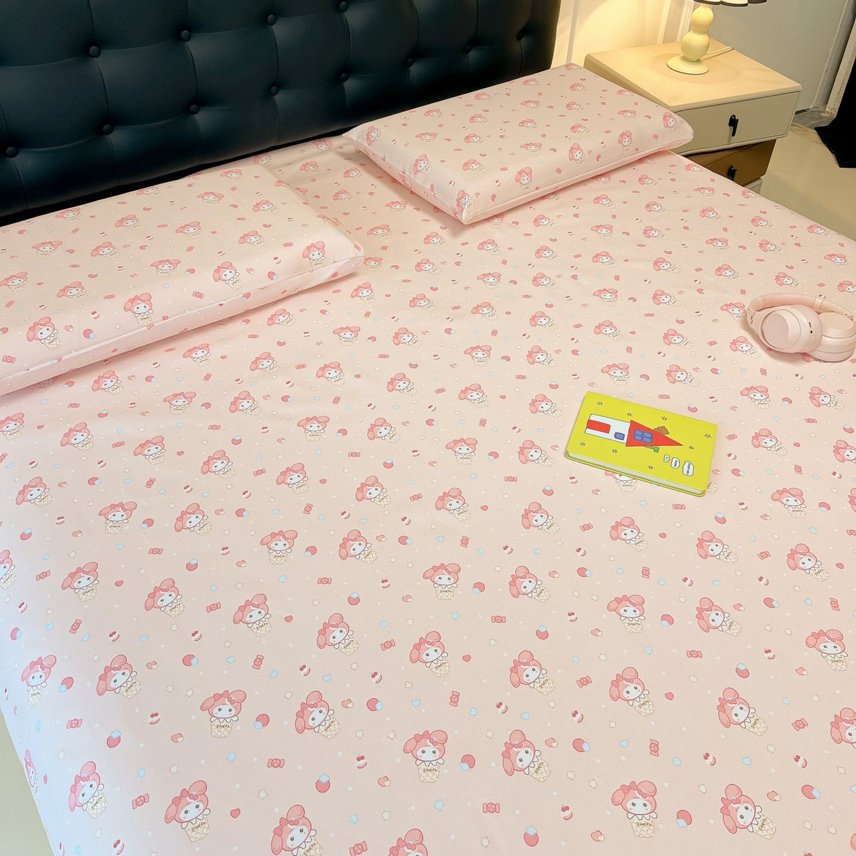 91家纺网 家纺一手货源 找家纺 欧妮家纺 2026新款老粗布床单凉席席子单床单 老粗布-小美冰激凌