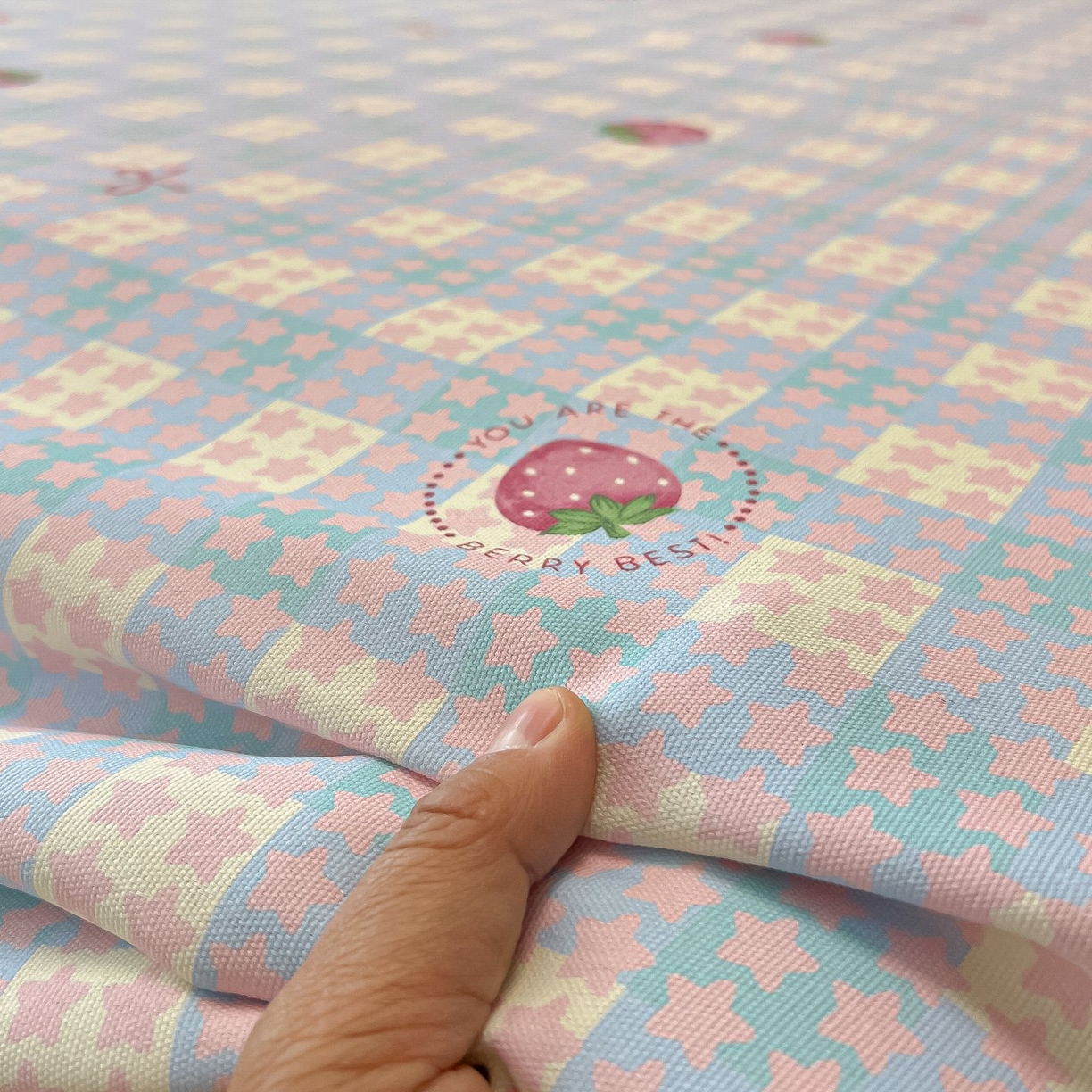 91家纺网 家纺一手货源 找家纺 欧妮家纺 2026新款老粗布床单凉席席子单床单 老粗布-有草莓的地方