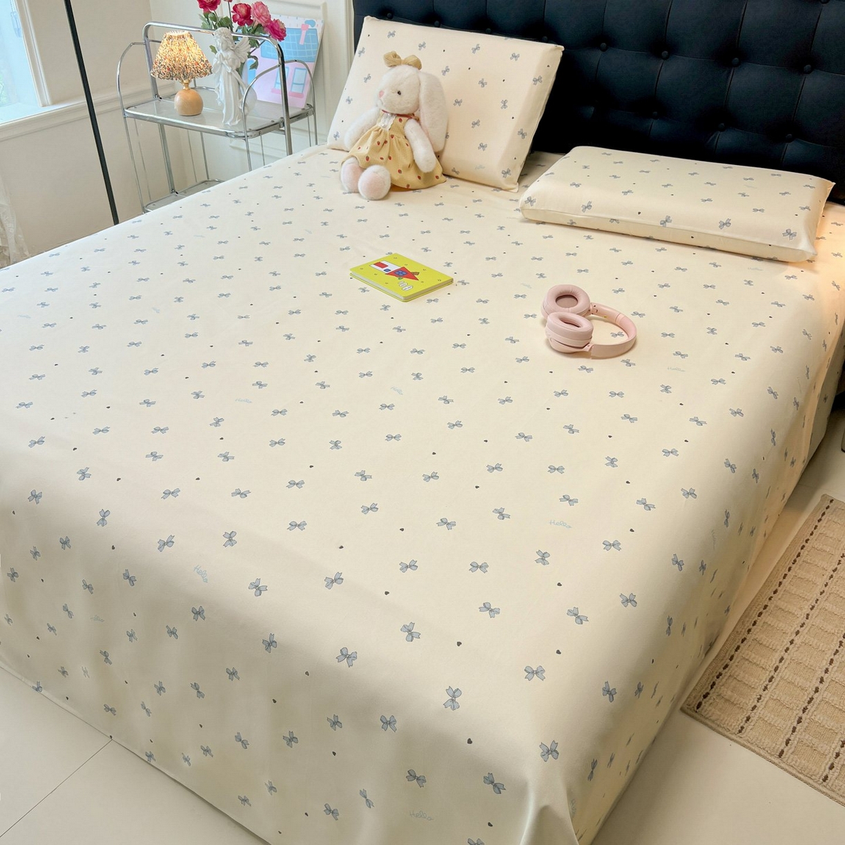 91家纺网 家纺一手货源 找家纺 欧妮家纺 2026新款老粗布床单凉席席子单床单 老粗布-兰相思