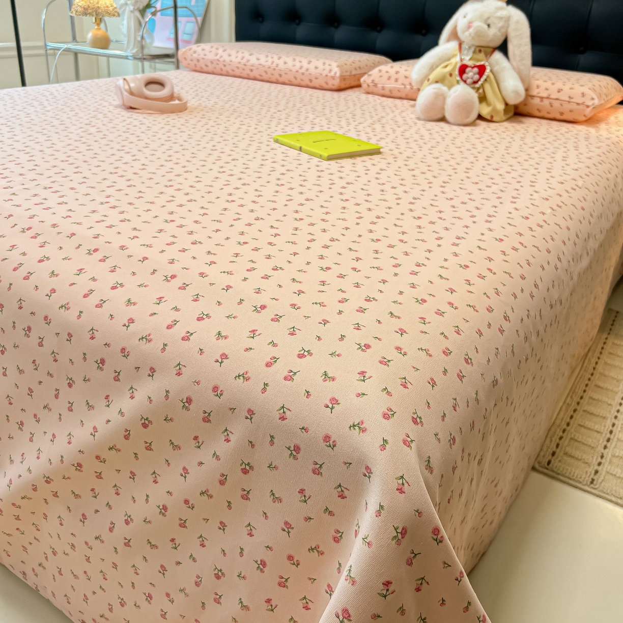 91家纺网 家纺一手货源 找家纺 欧妮家纺 2026新款老粗布床单凉席席子单床单 老粗布-花语