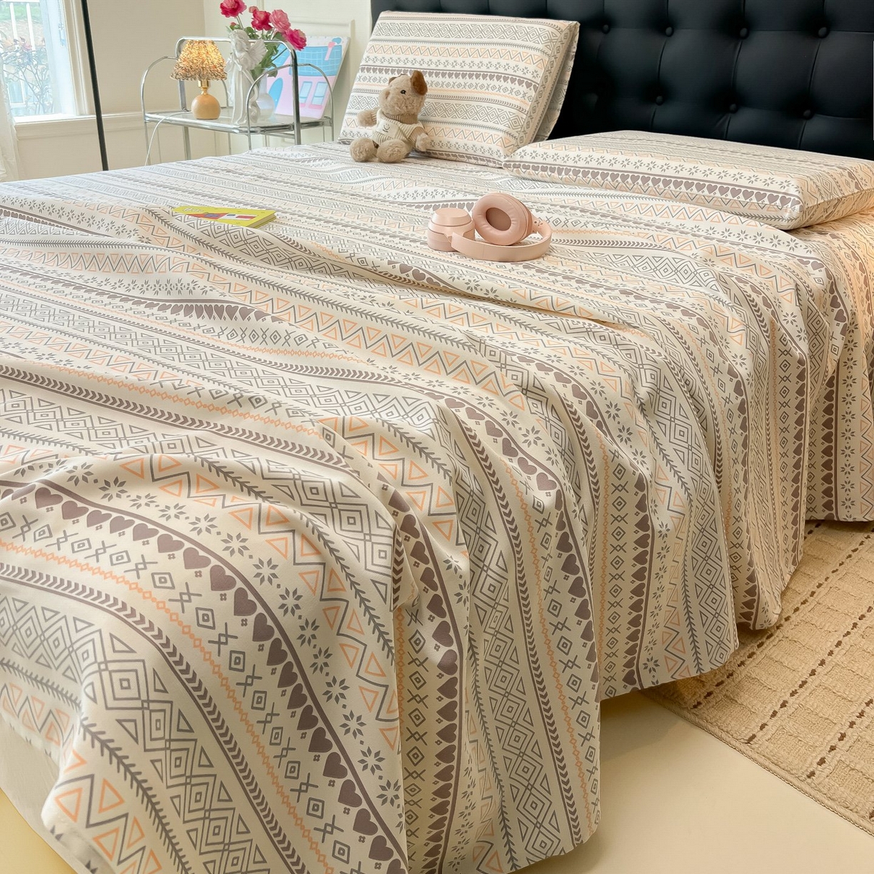 91家纺网 家纺一手货源 找家纺 （总）欧妮家纺 2026新款老粗布床单凉席席子单床单