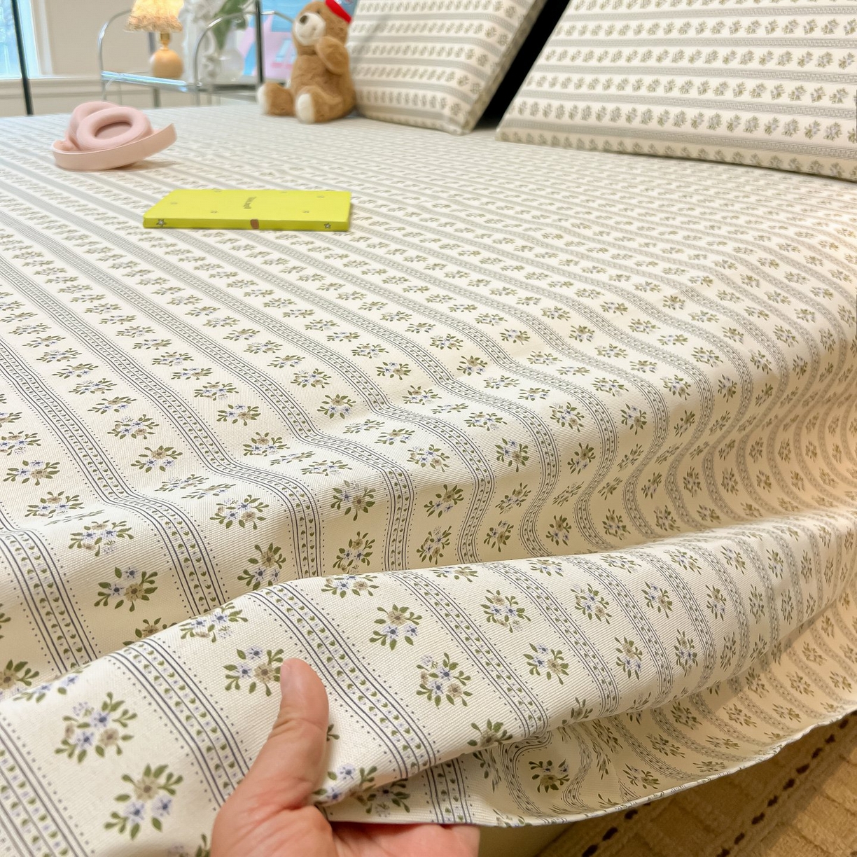 91家纺网 家纺一手货源 找家纺 欧妮家纺 2026新款老粗布床单凉席席子单床单 老粗布-素雅