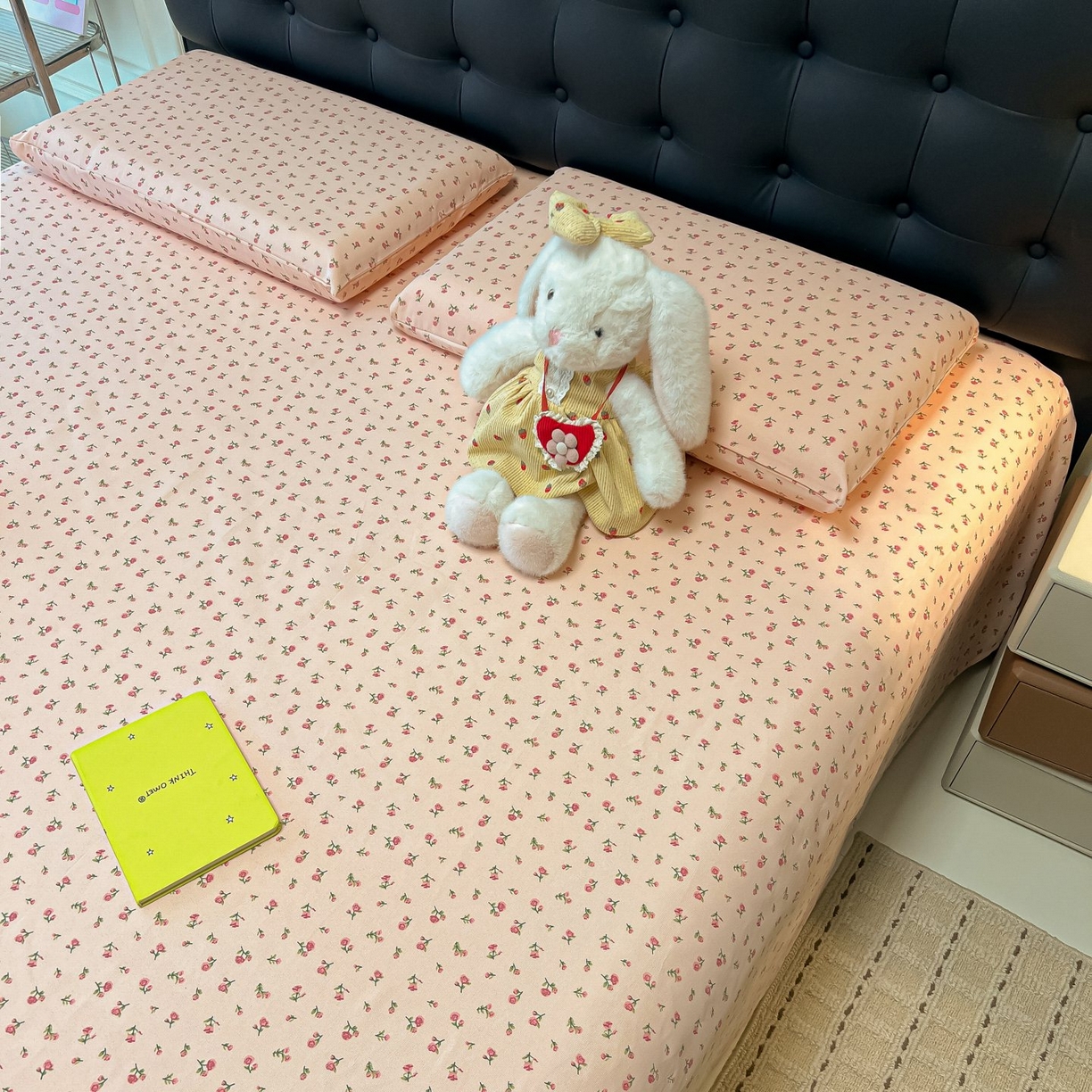 91家纺网 家纺一手货源 找家纺 欧妮家纺 2026新款老粗布床单凉席席子单床单 老粗布-花语