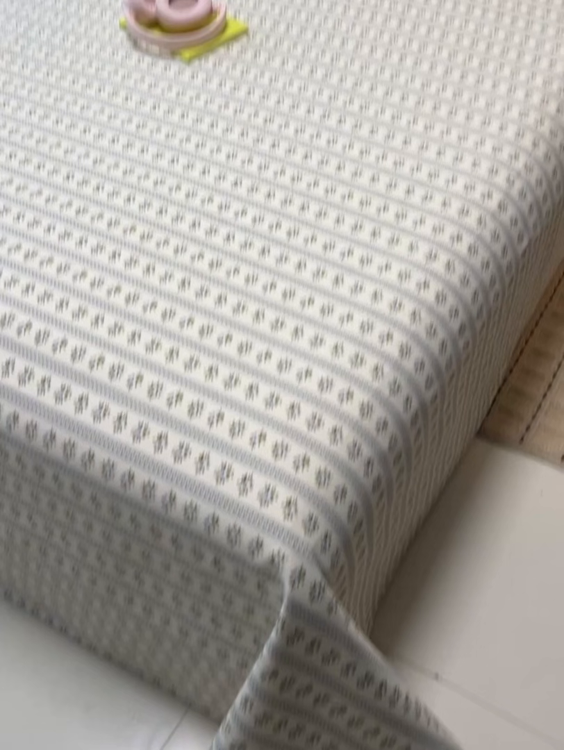 91家纺网 家纺一手货源 找家纺 欧妮家纺 2026新款老粗布床单凉席席子单床单 老粗布-素雅