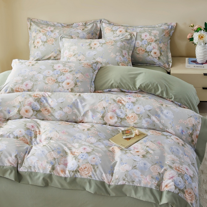 91家纺网 家纺一手货源 找家纺 （总）漫仙阁家纺 2026新款宽边四件套