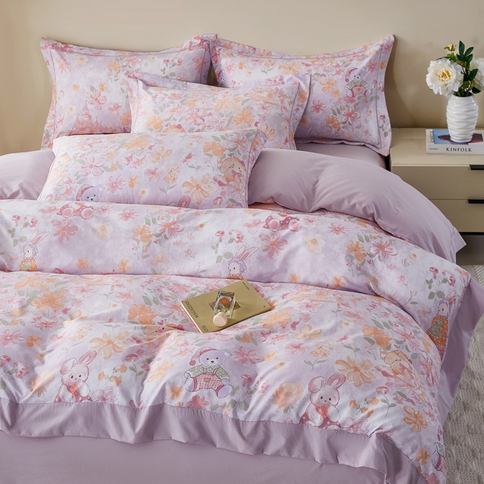 91家纺网 家纺一手货源 找家纺 （总）漫仙阁家纺 2026新款宽边四件套