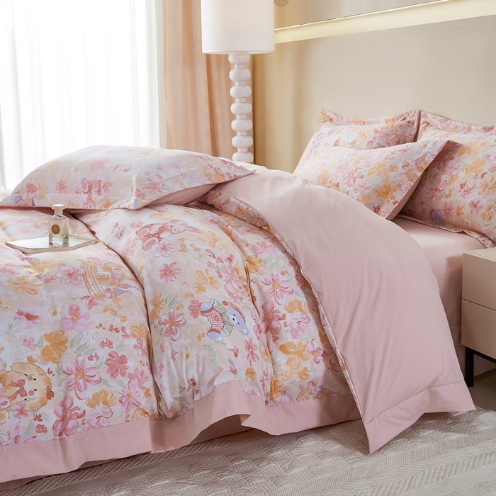 91家纺网 家纺一手货源 找家纺 （总）漫仙阁家纺 2026新款宽边四件套