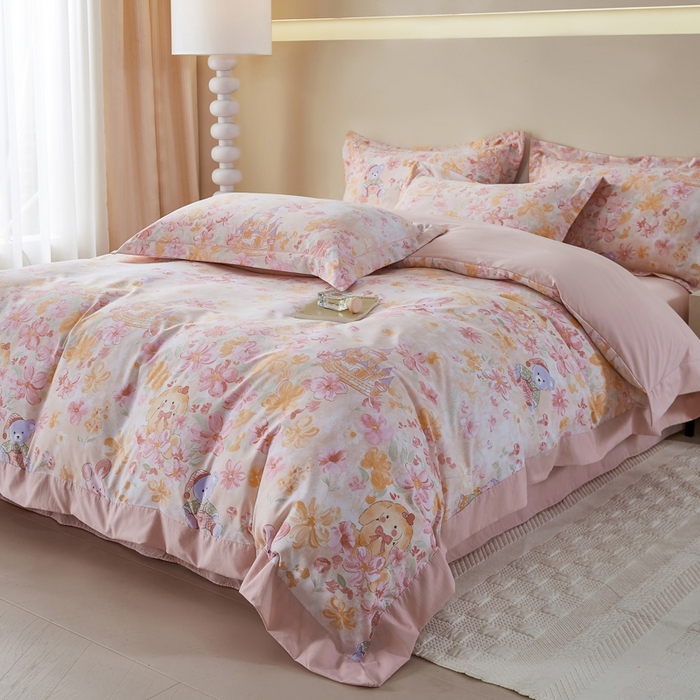 91家纺网 家纺一手货源 找家纺 （总）漫仙阁家纺 2026新款宽边四件套