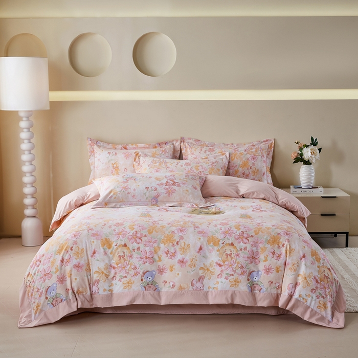 91家纺网 家纺一手货源 找家纺 （总）漫仙阁家纺 2026新款宽边四件套