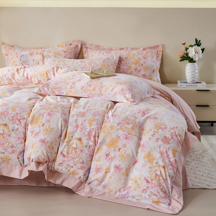 91家纺网 家纺一手货源 找家纺 （总）漫仙阁家纺 2026新款宽边四件套