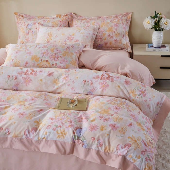 91家纺网 家纺一手货源 找家纺 （总）漫仙阁家纺 2026新款宽边四件套