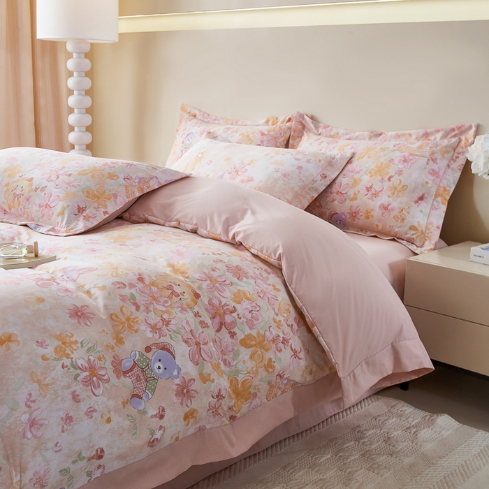 91家纺网 家纺一手货源 找家纺 （总）漫仙阁家纺 2026新款宽边四件套