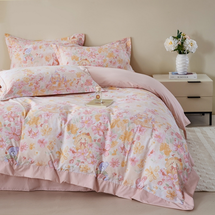 91家纺网 家纺一手货源 找家纺 （总）漫仙阁家纺 2026新款宽边四件套