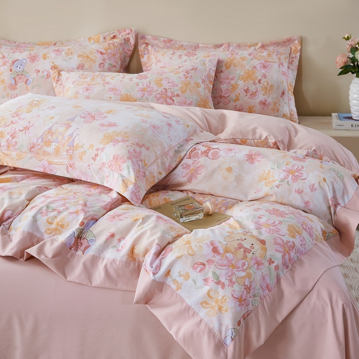 91家纺网 家纺一手货源 找家纺 （总）漫仙阁家纺 2026新款宽边四件套