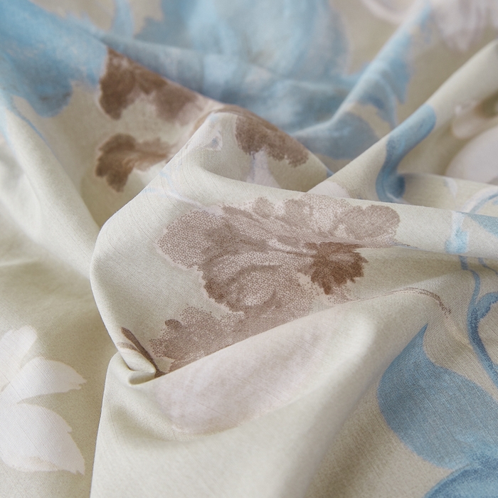 91家纺网 家纺一手货源 找家纺 漫仙阁家纺 2026新款宽边四件套 蓝影清荷