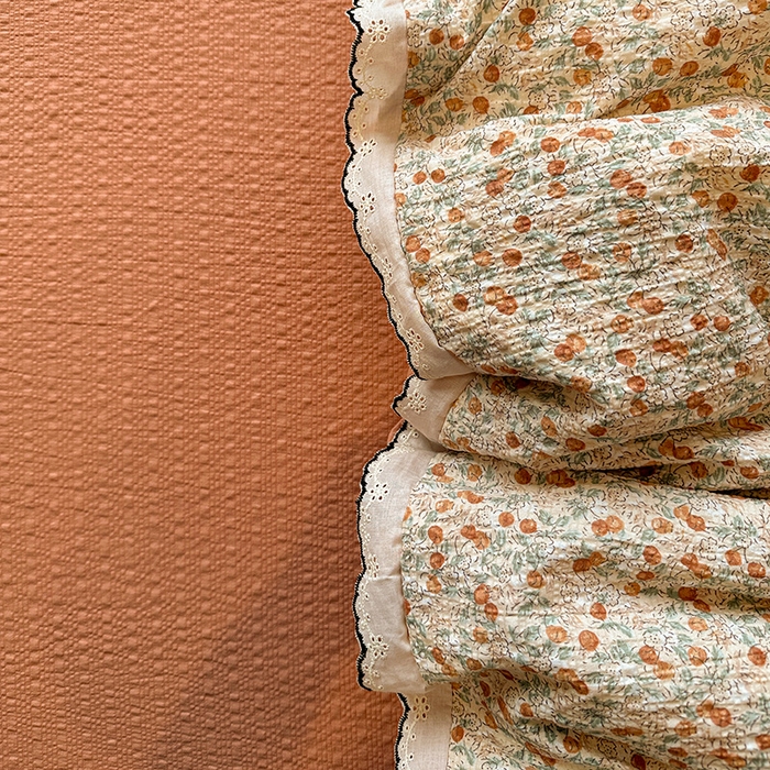 91家纺网 家纺一手货源 找家纺 仟网汇 2026新款法式花边泡芙纱四件套 樱桃季