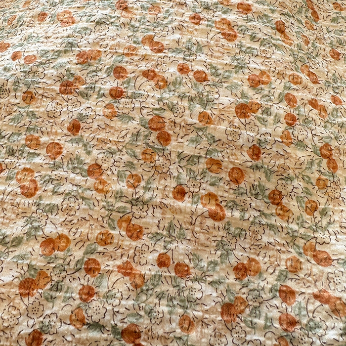 91家纺网 家纺一手货源 找家纺 仟网汇 2026新款法式花边泡芙纱四件套 樱桃季