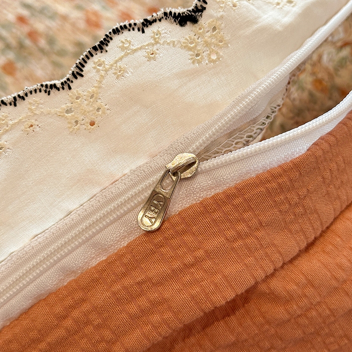 91家纺网 家纺一手货源 找家纺 仟网汇 2026新款法式花边泡芙纱四件套 樱桃季