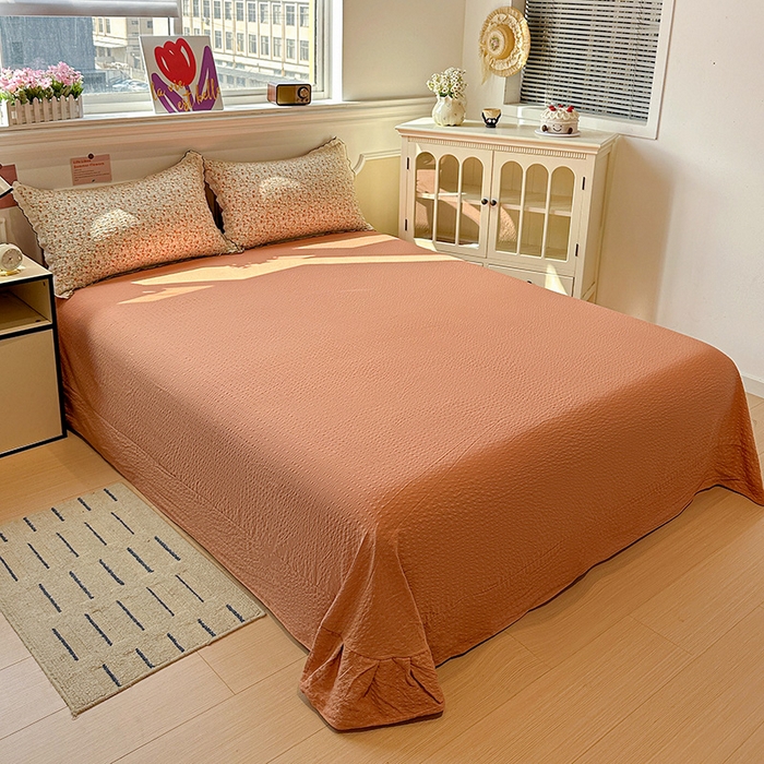 91家纺网 家纺一手货源 找家纺 仟网汇 2026新款法式花边泡芙纱四件套 樱桃季