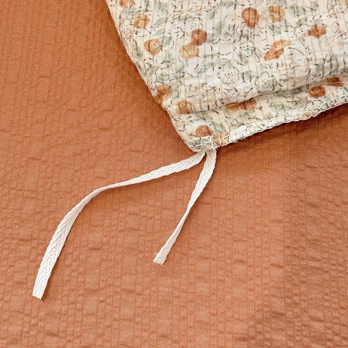 91家纺网 家纺一手货源 找家纺 仟网汇 2026新款法式花边泡芙纱四件套 樱桃季