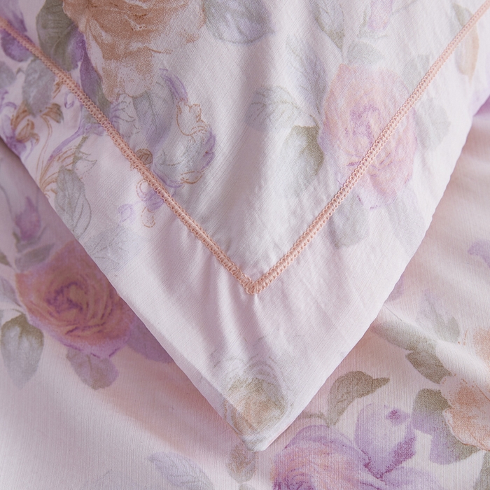 91家纺网 家纺一手货源 找家纺 漫仙阁家纺 2026新款宽边四件套 紫韵花藤