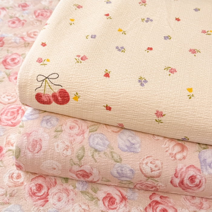 91家纺网 家纺一手货源 找家纺 （总）丝芙妮家居 2026春夏新款皱皱棉双层纱泡芙棉床单 床单单件