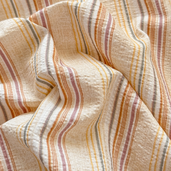 91家纺网 家纺一手货源 找家纺 （总）丝芙妮家居 2026春夏新款皱皱棉双层纱泡芙棉床单 床单单件