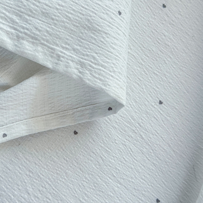 91家纺网 家纺一手货源 找家纺 丝芙妮家居 2026春夏新款皱皱棉双层纱泡芙棉床单 床单单件 云蝶-兰