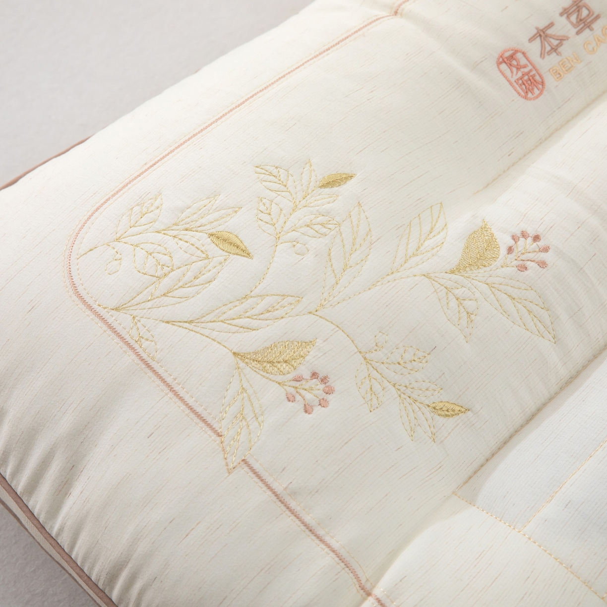 91家纺网 家纺一手货源 找家纺 九州枕芯 2026新款友麻舒睡枕枕头枕芯 友麻舒睡枕-本色