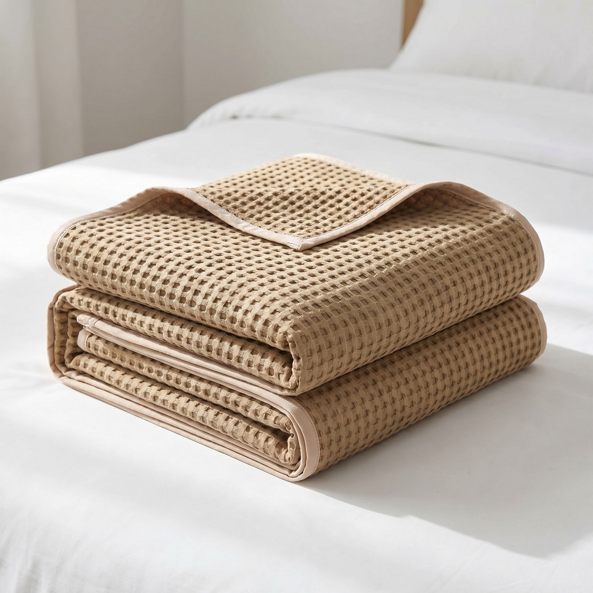 91家纺网 家纺一手货源 找家纺 七七家纺 2026新款新疆长绒棉盖毯 竹韵松声