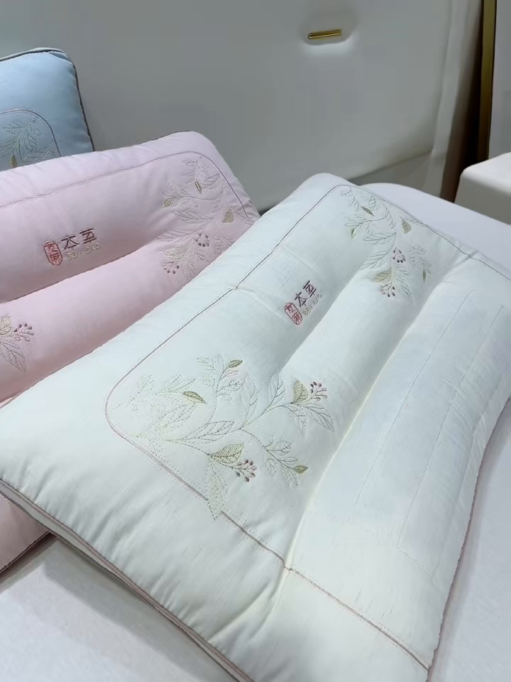 91家纺网 家纺一手货源 找家纺 九州枕芯 2026新款友麻舒睡枕枕头枕芯 友麻舒睡枕-蓝色