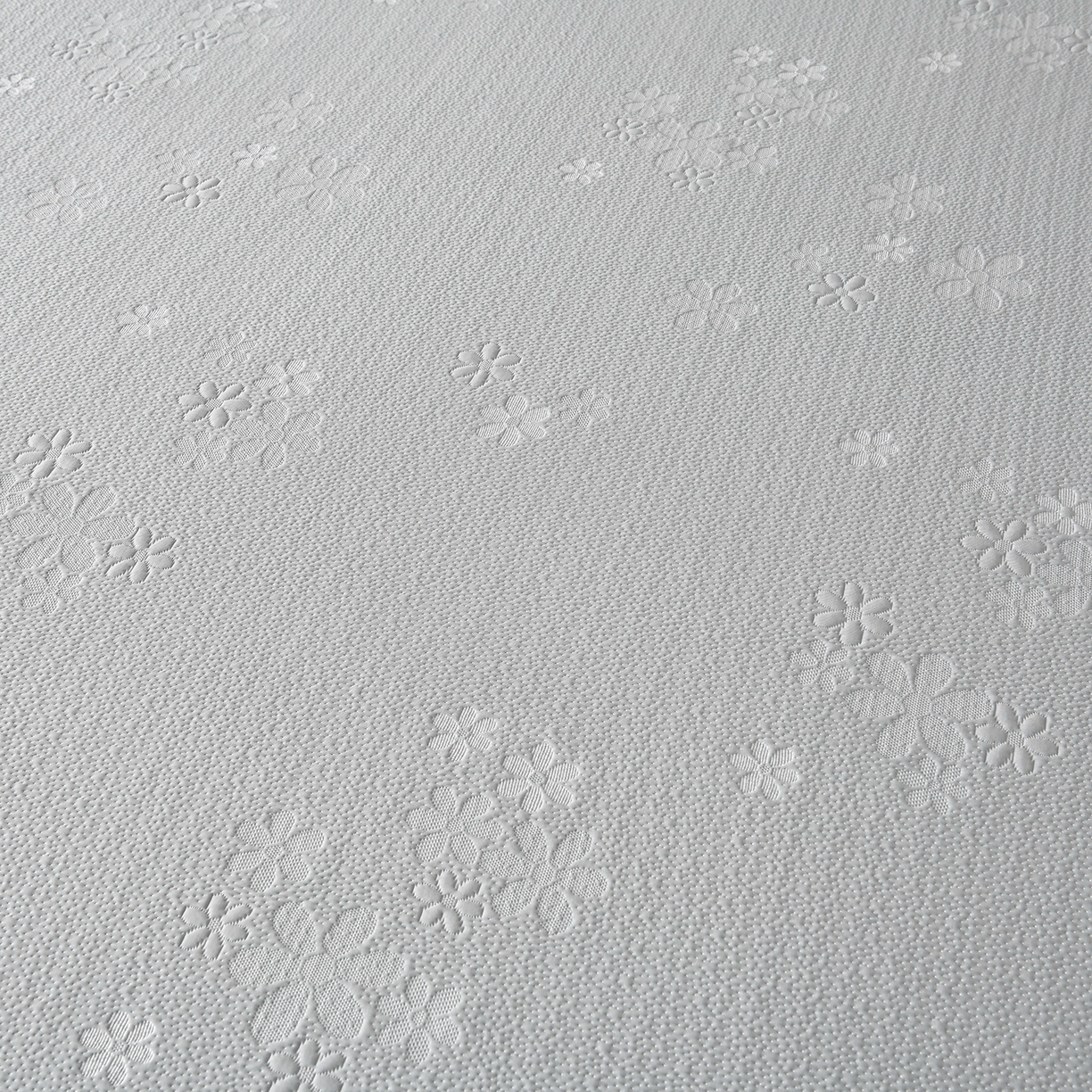 91家纺网 家纺一手货源 找家纺 民新家纺 2026新款3D立体冰豆豆凉席席子床裙三件套 香漫-灰