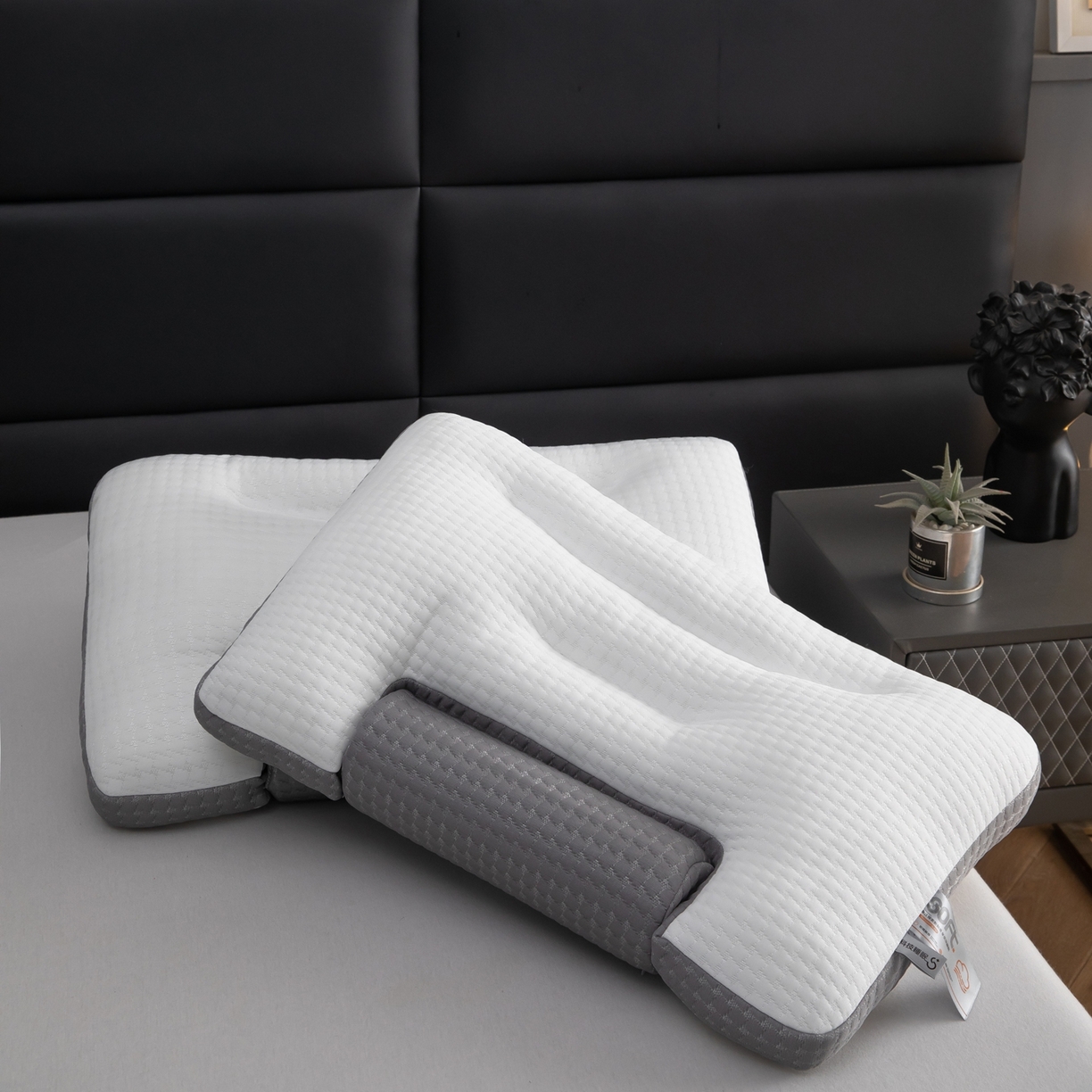 91家纺网 家纺一手货源 找家纺 （总）九州枕芯 2026新款圆柱记忆棉分区枕枕头枕芯