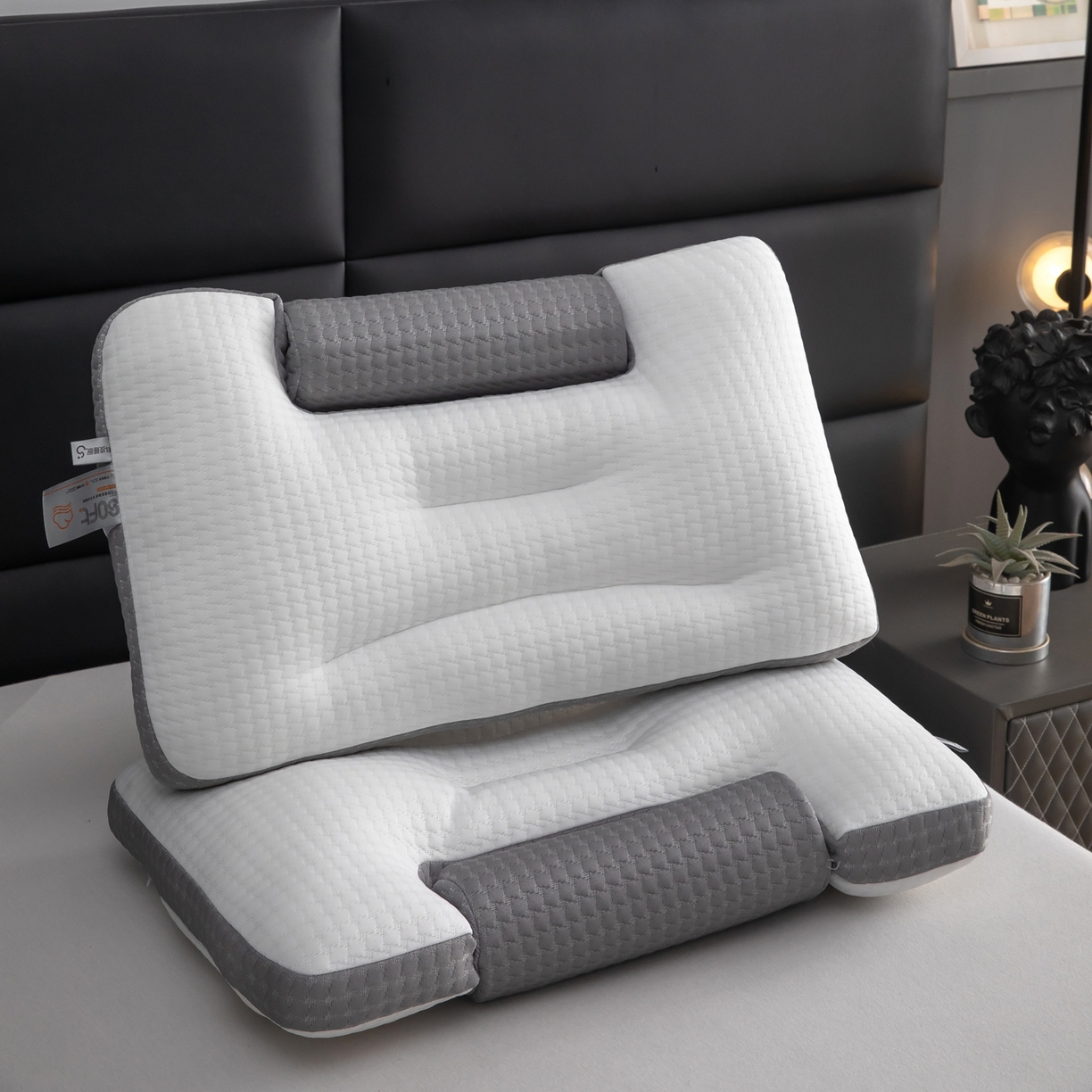 91家纺网 家纺一手货源 找家纺 （总）九州枕芯 2026新款圆柱记忆棉分区枕枕头枕芯