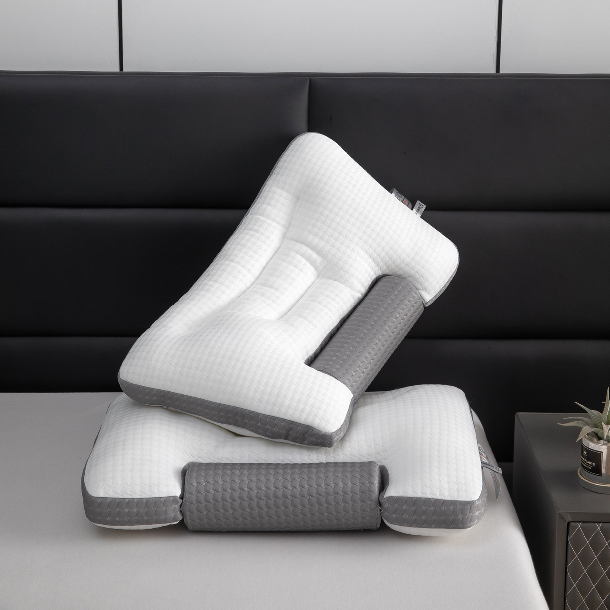 91家纺网 家纺一手货源 找家纺 （总）九州枕芯 2026新款圆柱记忆棉分区枕枕头枕芯