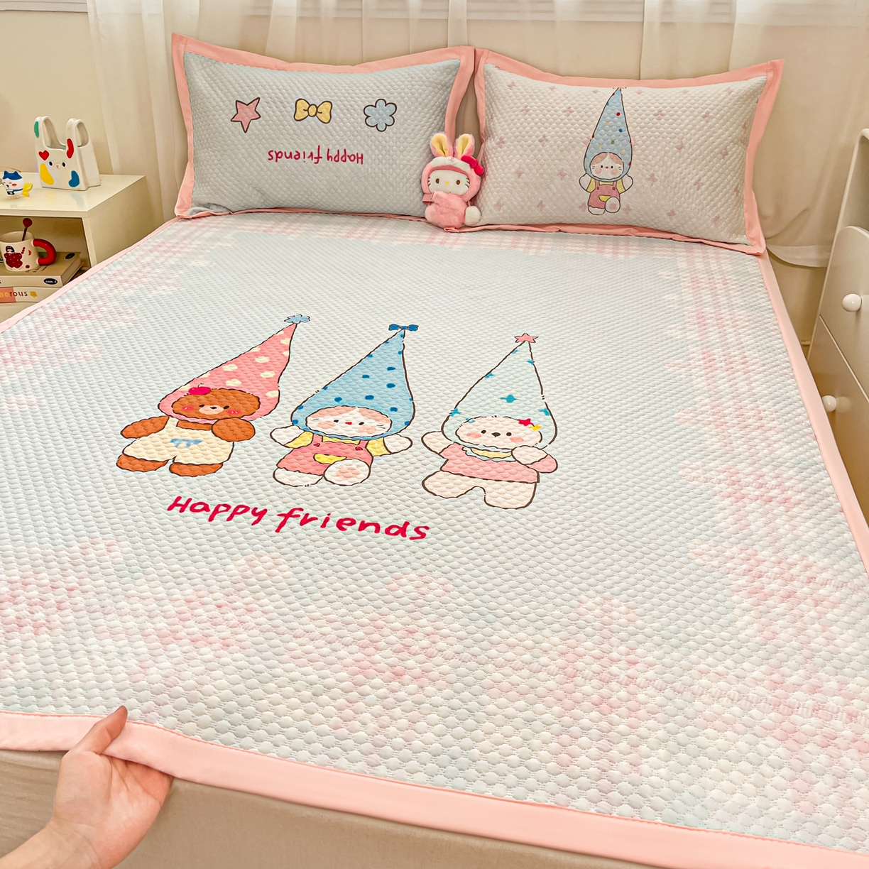 91家纺网 家纺一手货源 找家纺 （总）寐居家纺 2026新款冰豆豆大版系列凉席席子