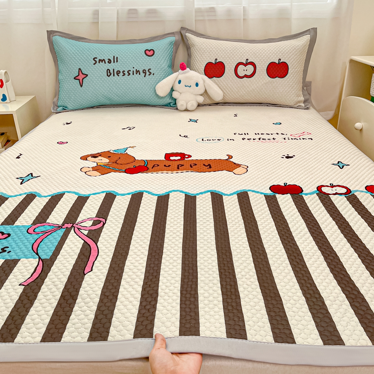 91家纺网 家纺一手货源 找家纺 （总）寐居家纺 2026新款冰豆豆大版系列凉席席子