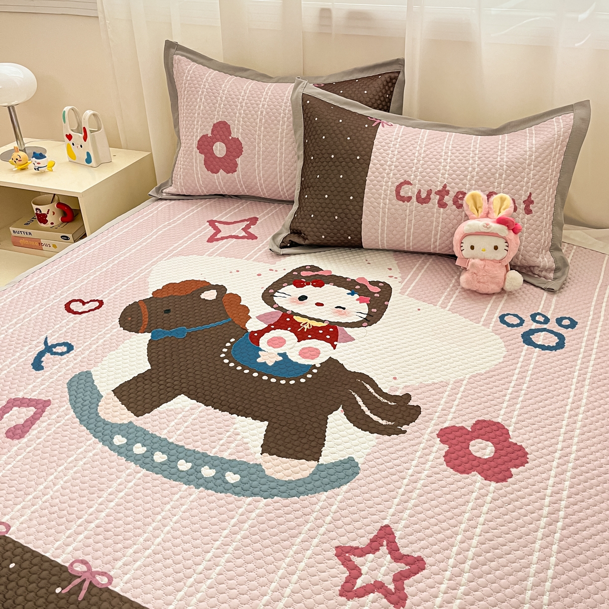 91家纺网 家纺一手货源 找家纺 寐居家纺 2026新款冰豆豆大版系列凉席席子 木马LT