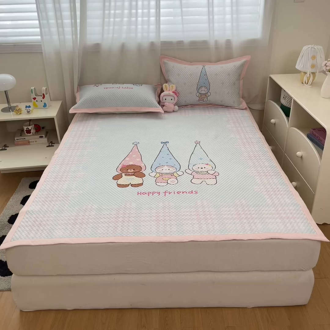 91家纺网 家纺一手货源 找家纺 （总）寐居家纺 2026新款冰豆豆大版系列凉席席子