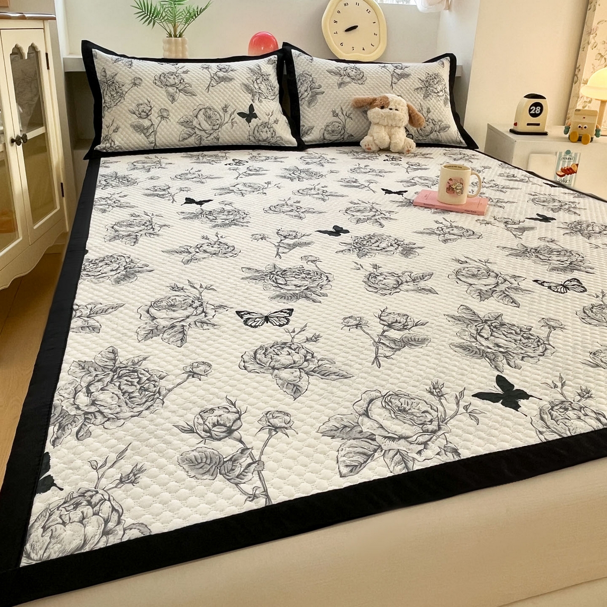 91家纺网 家纺一手货源 找家纺 （总）寐居家纺 2026新款冰豆豆数码印花席三明治底凉席席子